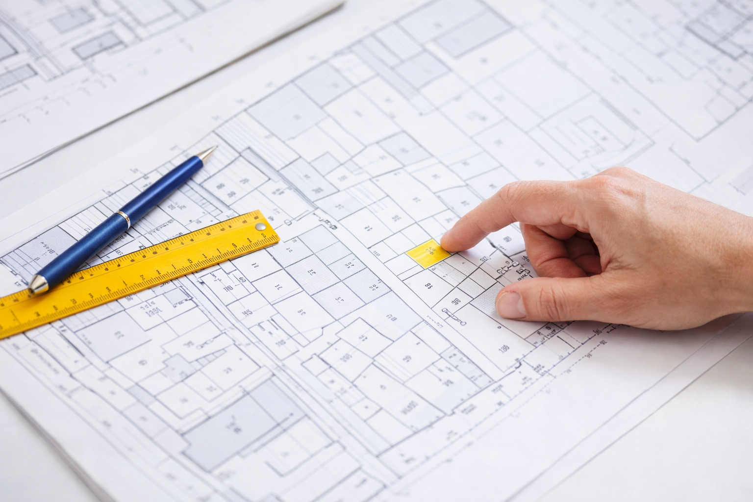 Plan et maquette urbaine