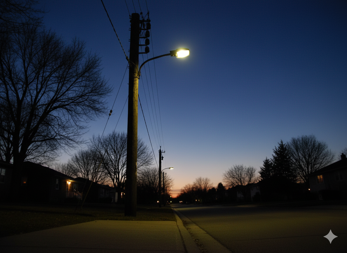 Illustration eclairage public